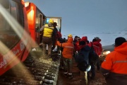 Rescataron con éxito a 16 mineros que quedaron varados en plena Cordillera de los Andes